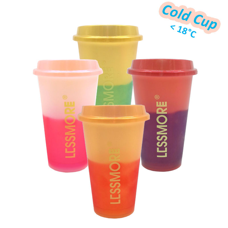 COLOR CHANGE SINGLE WALL COLD CUP